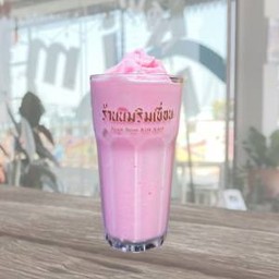 นมสดชมพู ปั่น