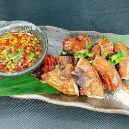 ไส้อ่อนหมูย่าง