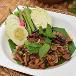 ลาบอกเป็ดรมควัน