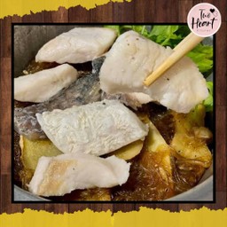 ปลากะพงอบวุ้นเส้น