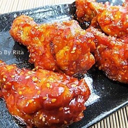 ไก่ทอดซอสกระเทียม 3 ชิ้น