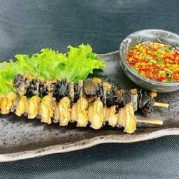 หอยนาย่างเสียบไม้
