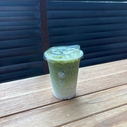 Matcha vanilla latte