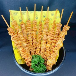 7981 DEEP FRIED TERIYAKI CHICKEN SKIN 10PC