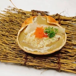 มันปูหิมะย่างหน้าคีบปลาตาเดียว