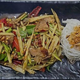 ตำคอหมูย่าง.