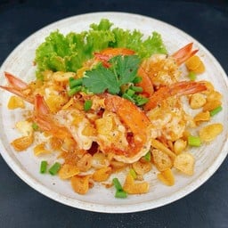 กุ้งผัดกระเทียม