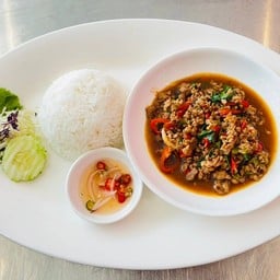 ข้าวกระเพราหมูสับ