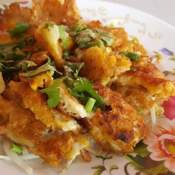 แป้ง ทอด Fried in egg batter