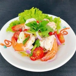 ยำกุ้งสุก