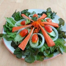 YS02 สลัดปูอัดไข่กุ้ง