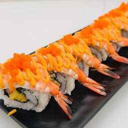 โรลกุ้งซอสสไปซี่ 8 ชิ้น