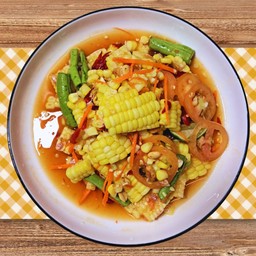 ตำข้าวโพด