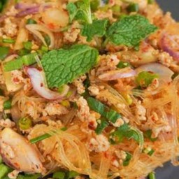 ลาบวุ้นเส้นหมูสับ