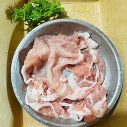 สันคอหมูสไลค์