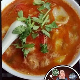 ต้มยำไก่น้ำข้น(1คน)