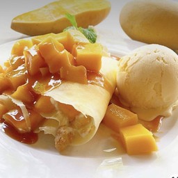 Crepe Lotus Caramel Mango