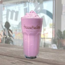 นมสดเผือก ปั่น