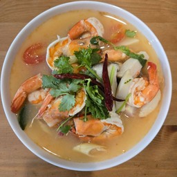 ต้มยำกุ้ง (น้ำใส)(กับข้าวคลีน)