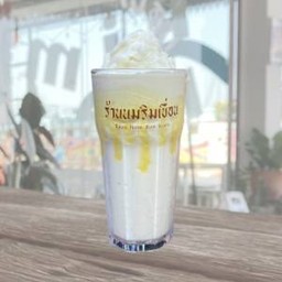 นมสดคาราเมล ปั่น