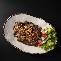 Beef Liver with Garlic & Peppers