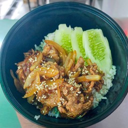 ข้าวหน้าเนื้อซอสเกาหลี