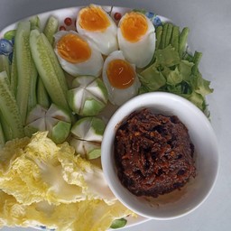 น้ำพริกตาแดงเห็ดแครง