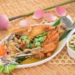 ปลากะพงทอดน้ำปลา