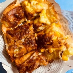 พิซซ่าแฮมชีส + ข้าวโพดชีส