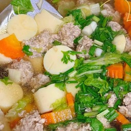 แกงจืดเต้าหู้หมูสับ