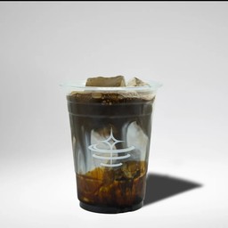 Hojicha Koro latte