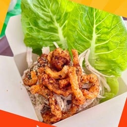 หมี่ไก่ฉีก รสชีส