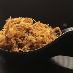 เหนียวหมูฝอยไข่เป็ด+แจ่วรสเด็ด