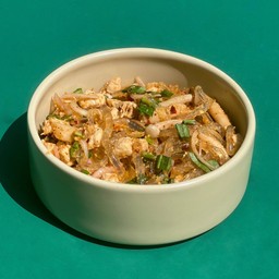 ลาบเส้นแก้ว อกไก่ลีน