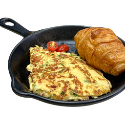 ครัวซองเนยสดและไข่