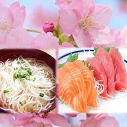 Somen-Hot-200g+Salmon-Sashimi-3P+Tuna-Sashimi-3P