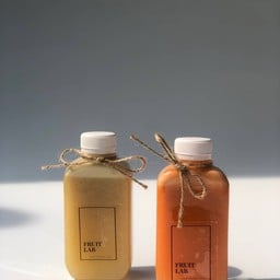 น้ำผลไม้สกัดเย็น ( แอปเปิลแดง ฝรั่ง)