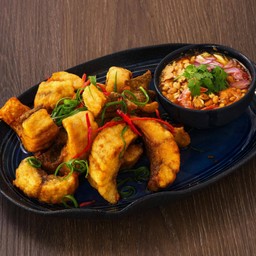 ปลากระพงทอดน้ำปลา