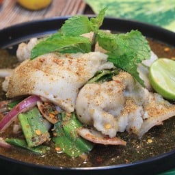 ลาบหมูสามชั้นสไลด์