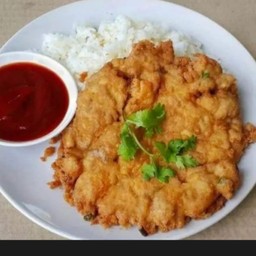 ข้าวไข่เจียวหมูสับ