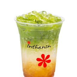 มัทฉะน้ำผึ้งบ๊วยโซดา