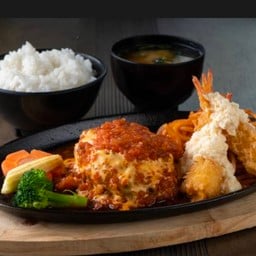 (303) แฮมเบิร์กซอสมะเขือเทศและชีส Hamburg Tomato Sauce&Cheese