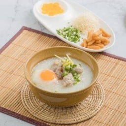 โจ๊กพิเศษ ไข่ลวก
