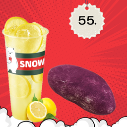 เลม่อลสด Fresh Lemonade  &ขนมปังมันม่วง  Purple Sweet Potato Bread