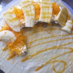 เครปเย็นไส้ฝอยทอง กล้วยหอม