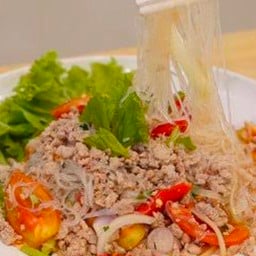 ยำวุ้นเส้นหมูสับ