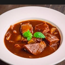 (906) สตูว์ลิ้นวัว Beef Tongue Stew