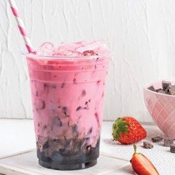 โกโก้นมสด+สตอเบอร์รี่