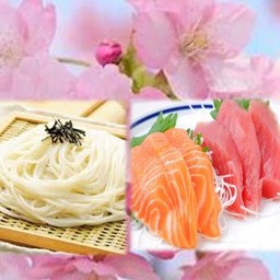 Somen-Cool-200g+Salmon-Sashimi-3P+Tuna-Sashimi-3P