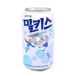 Milkis 340ml เครื่องดื่มโซดากลิ่นโยเกิร์ต